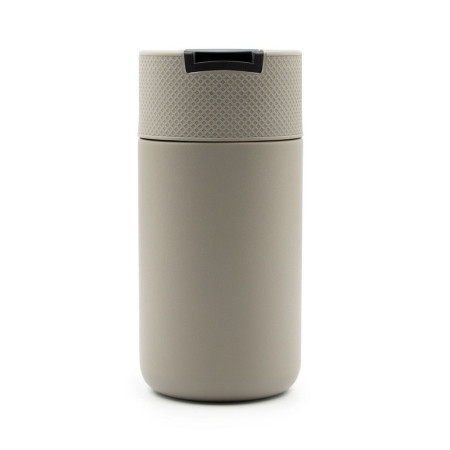 Термокружка 400 мл сталева Voyager Raylee, вакуумна (сірий/чорний)